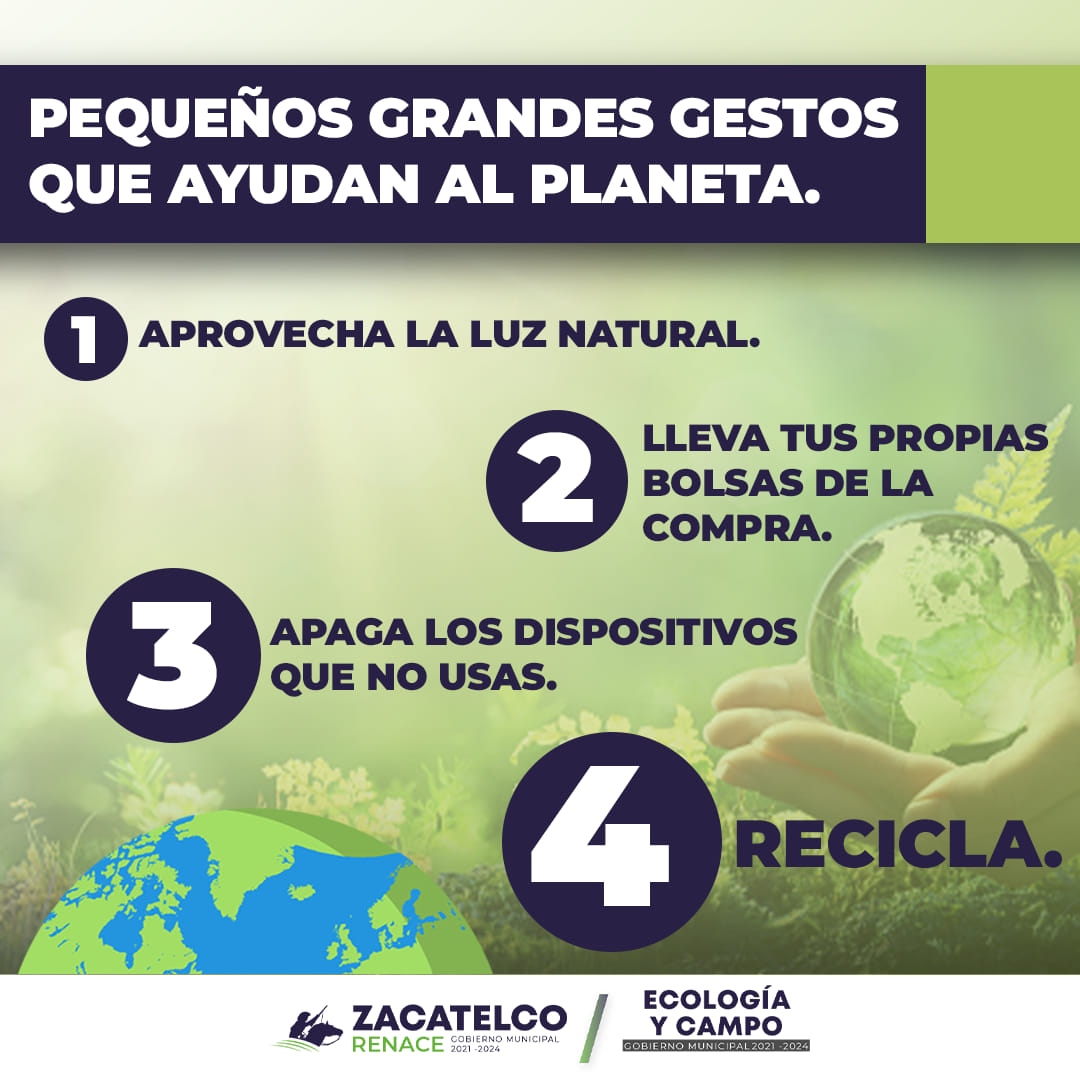 Zacatelco te invita a cuidar el planeta