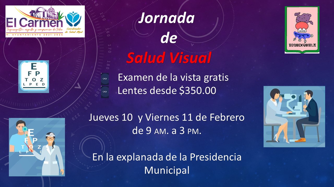 Jornada de salud visual en Tequexquitla